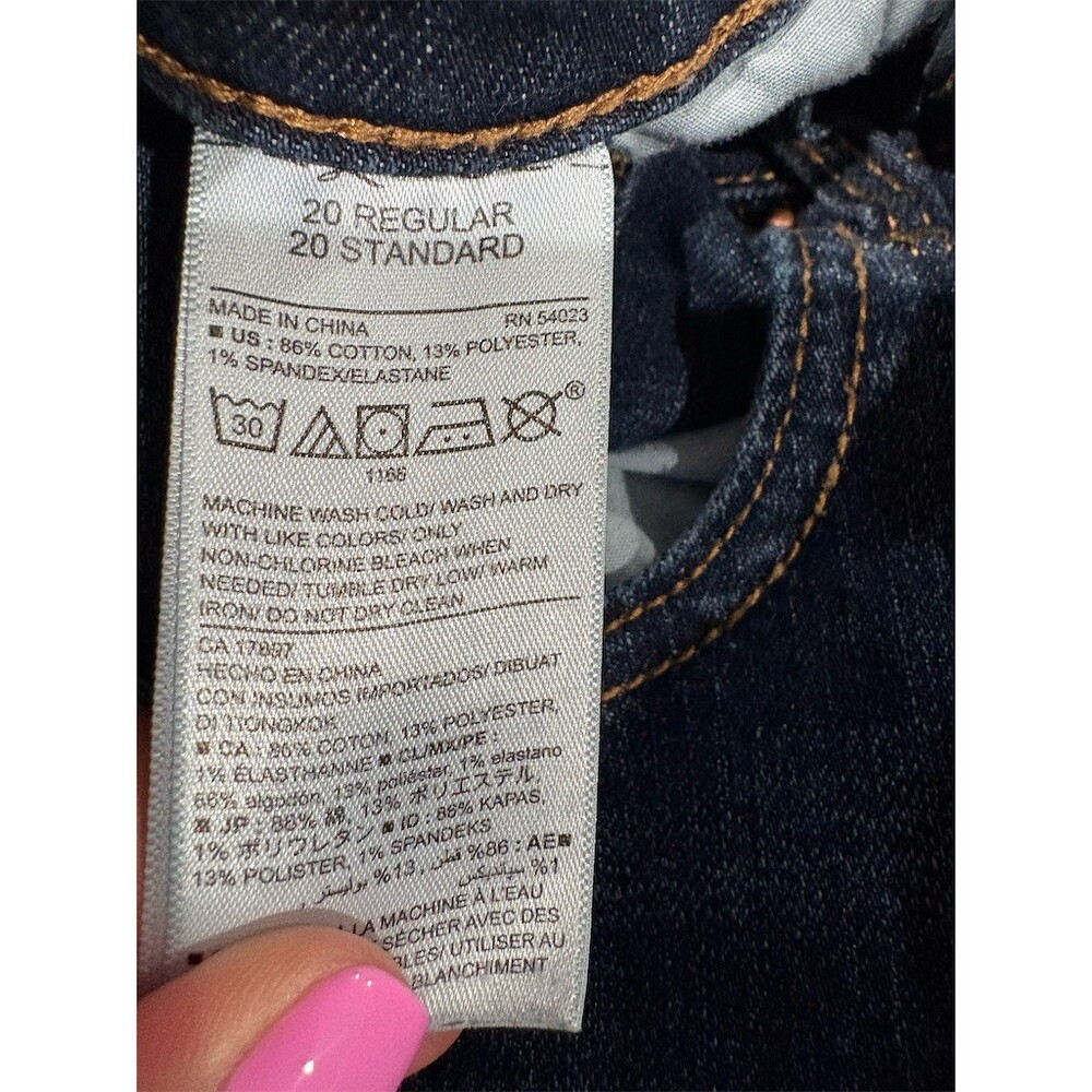 Old Navy Jeans Womens Size 20 Medium Wash Blue Straight Leg Mid Rise 42x29 - Picture 8 of 8